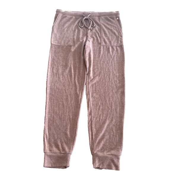Danskin Women's Athleisure Cozy Sweater Knit Jogger Pants Terra Cotta Size Large - Picture 1 of 7